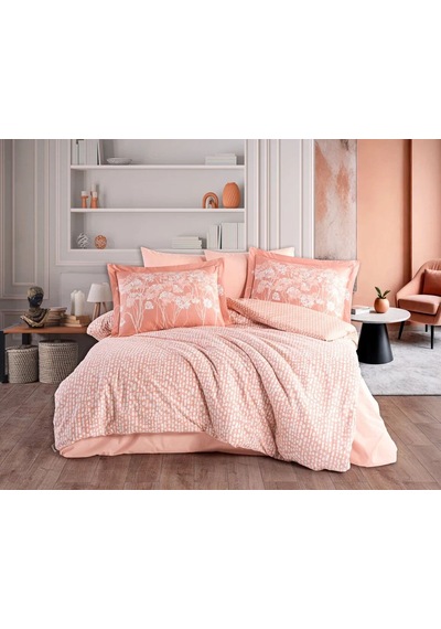 Hobby Çift Kişilik Poplin Nevresim Velura Terracota Çok Renkli