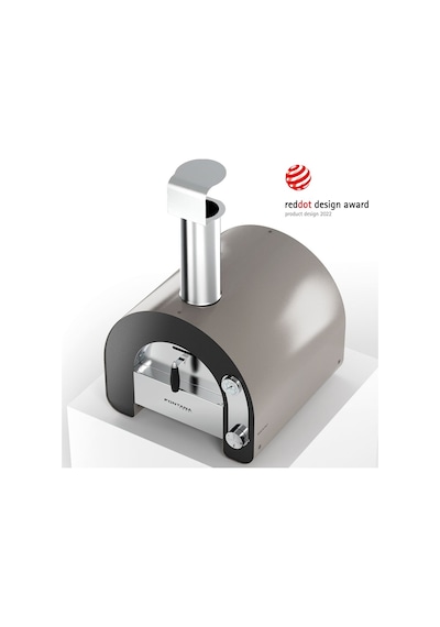 Fontana Forni Maestro 40 Gazlı Pizza Fırını Inox - Siyah