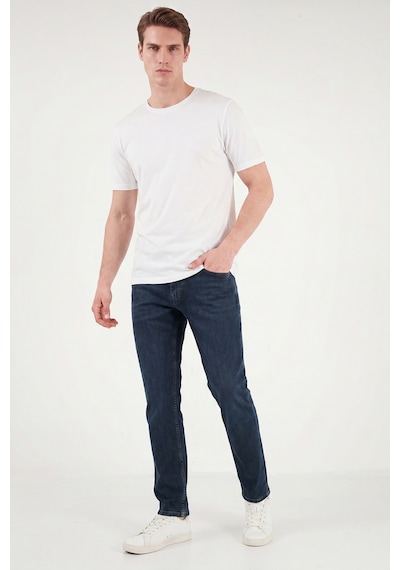 Buratti Pamuklu Comfort Fit Normal Bel Jeans Erkek Kot Pantolon 4400c51texas Lacivert