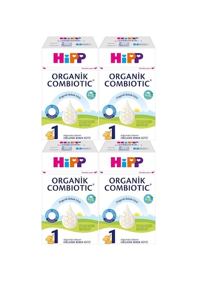 Hipp Organik Combiotic 1 Numara Bebek Sütü 600 G x 4