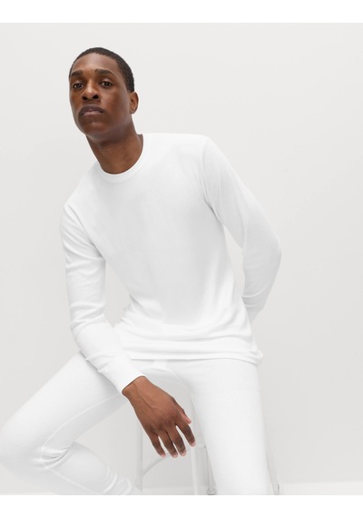 Marks & Spencer Uzun Kollu Medium Warmth Termal Atlet Beyaz