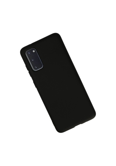 Samsung Galaxy S20 Kılıf Nano İçi Kadife Silikon - Siyah