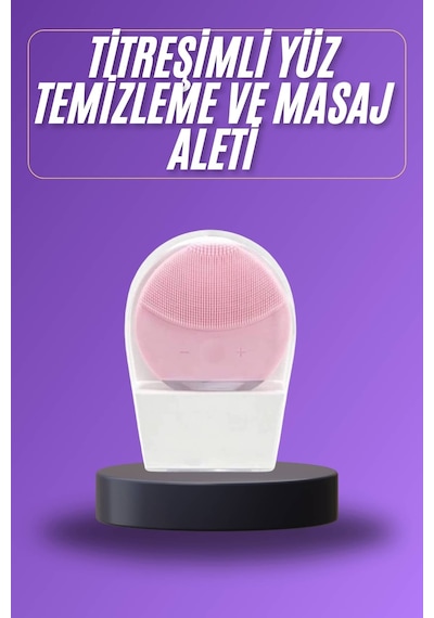 Flzdgnkr Titreşimli Yüz Masaj Aleti Titreşimli Makyaj Temizleme Cihazı