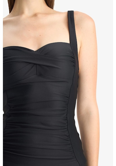 DeFacto Regular Fit Askılı Tankini-Fall in Love E3292AX25SMBK81
