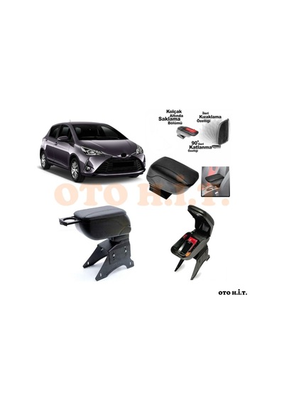 Toyota Yaris 17-20 Uyumlu Kol Dayama Ve Kolçak Sürgülü