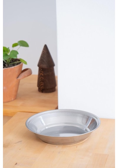 Metal 21 Cm Salata Kısır Meyve Sunum Tabağı Çok renkli
