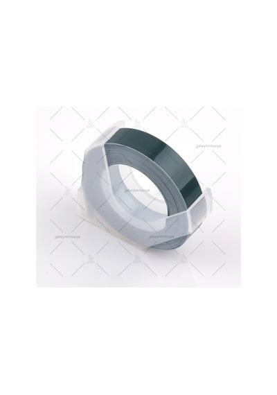 3D Kabartma Yapışkanlı MOTEX-DYMO Şerit Etiketi (SİYAH)