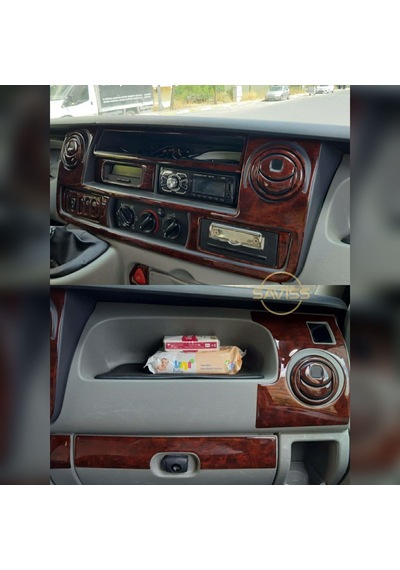 Renault Master 2 Gül Desenli Maun,Torpido Trim Maun Kaplama, Konsol Kaplama (Maun Gül Desen)
