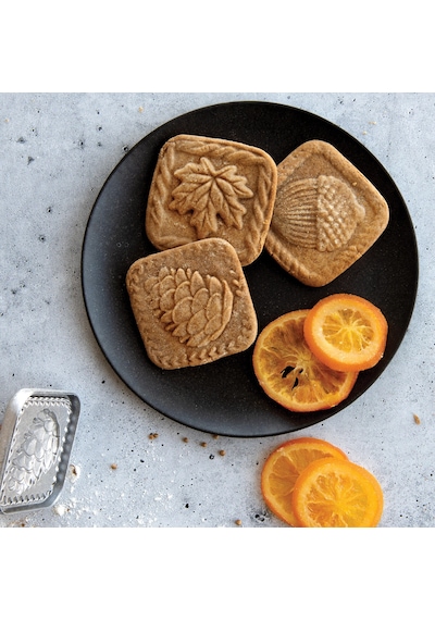 Nordicware Sonbahar Ormanı Kurabiye Damgası - Gümüş