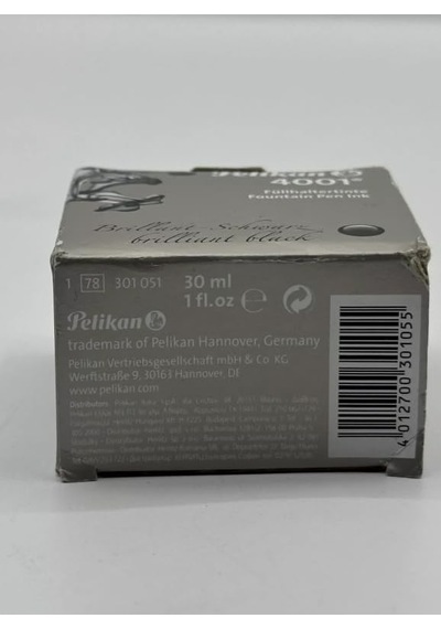 Pelikan 4001 Yazı Mürekkebi 30ml Siyah 0 Blender