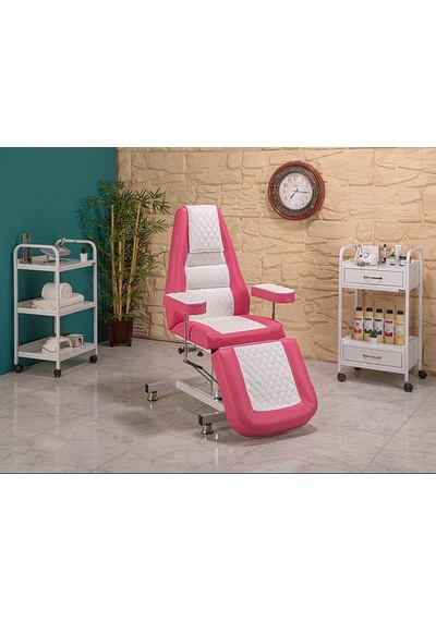 Royal Hidrolikli Cilt Bakım Ve Bakım Koltuk-pembe Labortech-2413 Pembe