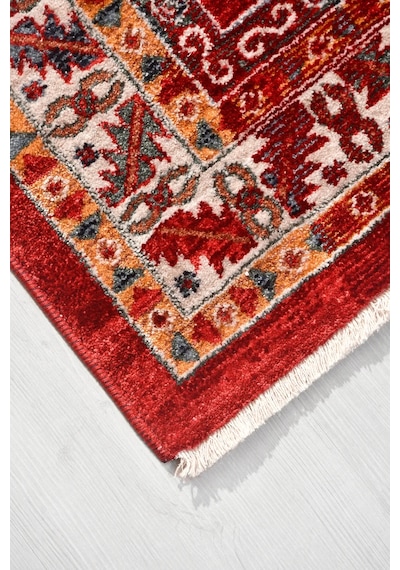 Anatolıa Halı Buhara -vintage - Kırmızı/ekru/turuncu - Sabit Ölçü