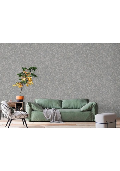 Adawall Muse Koleksiyonu- 25103-4 Açık Gri Dokulu Modern Duvar Kağıdı 1.06x15.6m, 16.5m²