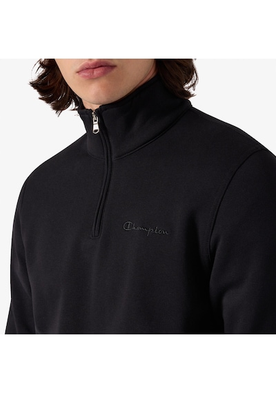 Champion Half Zip Erkek Siyah Sweatshirt 221797 2800282