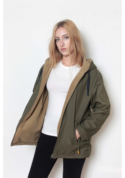 CottonCool Kadın Baharlık Mont Haki