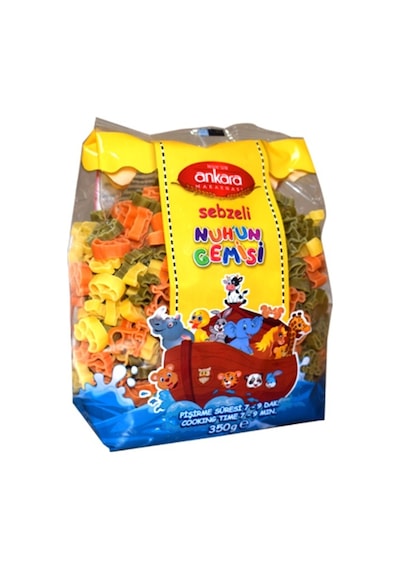 Nuh'un Ankara Makarnası Nuh'un Gemisi Sebzeli Makarna 10 x 350 G