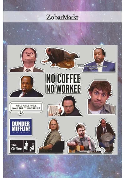 The Office Temalı Laptop Sticker Set, Tyb5ohmr6wo7pvıs09
