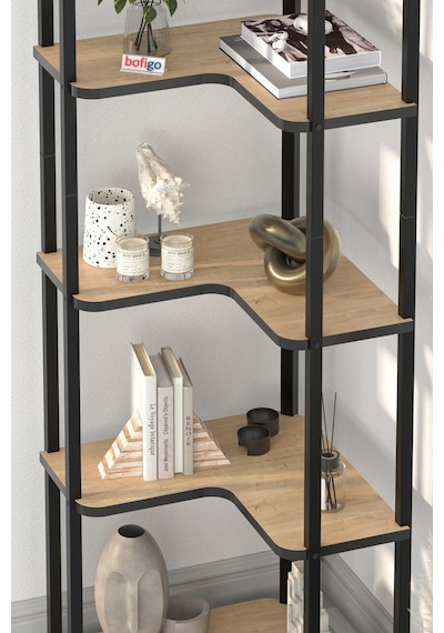6 Raflı Kitaplık Dekoratif Kitaplık Metal Kitaplık Ofis Kitaplığı Aksesuar Rafı Sardes Safir Meşe Safirmeşe 6 Raflı Kitaplık Dekoratif Kitaplık Metal Kitaplık Ofis Kitaplığı Aksesuar Rafı Sardes Safir Meşe Safirmeşe