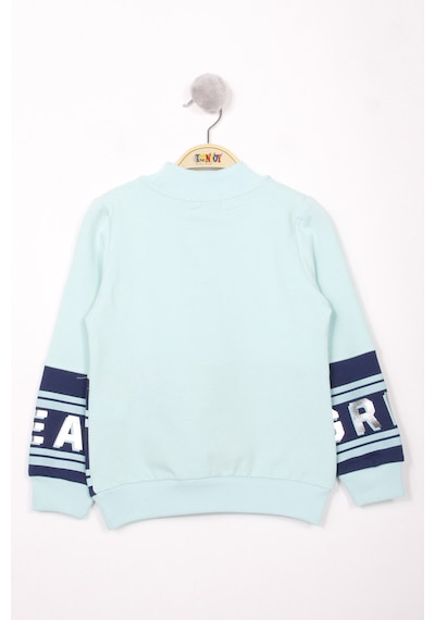 Toontoy Kız Çocuk Great Baskılı Sweatshirt Su Yeşil Toontoy Kız Çocuk Great Baskılı Sweatshirt Su Yeşil