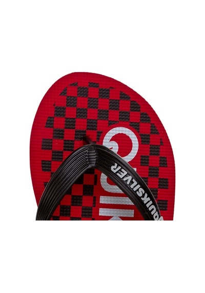 Quiksilver Çocuk Parmak Arası Plaj Terliği Kırmızı Kırmızı