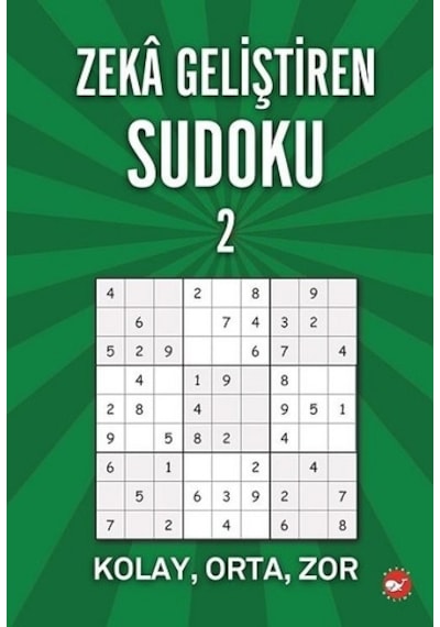 Zeka Geliştiren Sudoku-2- Beyaz Balina Yayınları