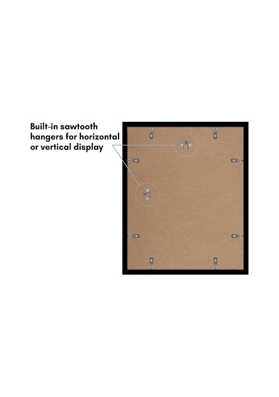 Americanflat 13x16 Resim Çerçevesi 2 İnç Siyah Set - Mat İle 10x13 Resim Çerçevesi Veya 13x16 Mat Olmayan Çerçeve