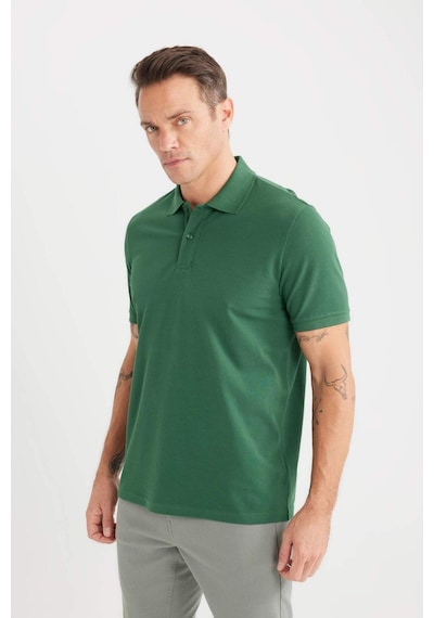DeFacto %100 Pamuk Regular Fit Polo Yaka Kısa Kollu Basic Düz Pike Kumaş Tişört C1293AX25SPGN750 DeFacto %100 Pamuk Regular Fit Polo Yaka Kısa Kollu Basic Düz Pike Kumaş Tişört C1293AX25SPGN750