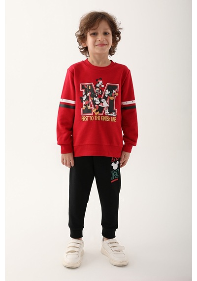 Mickey Mouse D4820-3 Çocuk  Kırmızı Eşofman Takımı