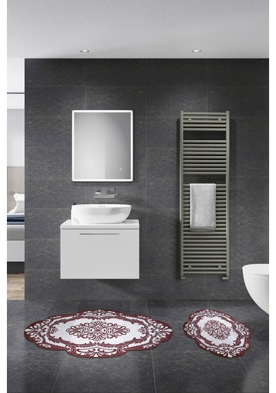 Alanur Dolunay Lazer Kesim 2 Li Banyo Takimi St210107bj Kahve