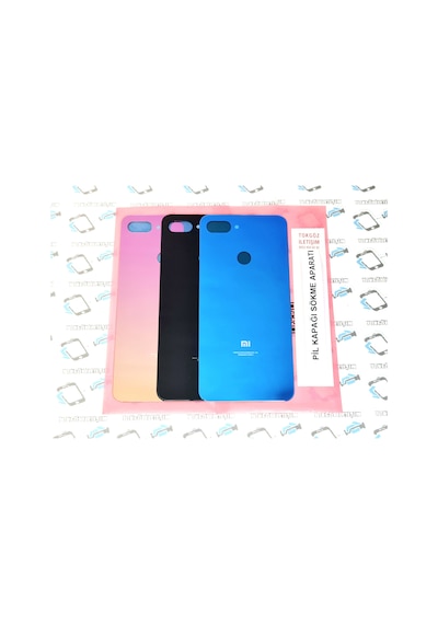 Xiaomi Mi 8 Lite Arka Kapak Batarya Pil Kapağı (Cam).