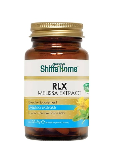 Aksu Vital Shiffa Home RLX Melissa Extract Kapsül 560 MG 60 Kapsül