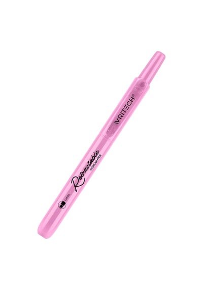 Basmalı Fosforlu Kalem Neon Ve Pastel Renkler Amerika Üretim Yüksek Kalitewritech Pastel Pembe