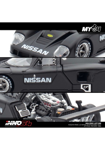 Inno 1/64 Nissan R89c Le Mans Shakedown Test At Paul Ricard 1988 Çok Renkli