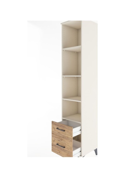 Hyperion Dolap 4 Raflı 2 Çekmeceli 44x44x221 Aytaşı-çam Aytaşı