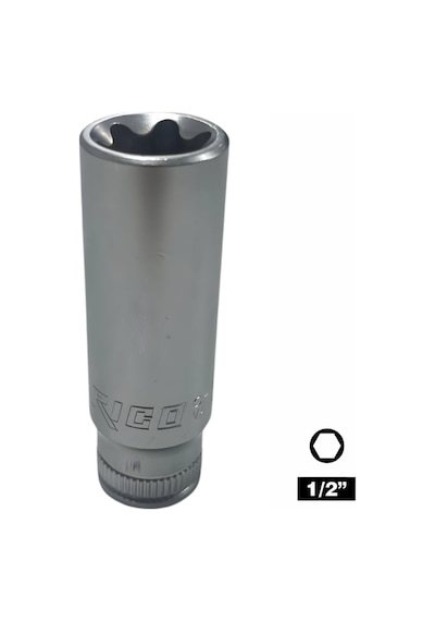 Rıco 1/2 E16 Torx Lokma Uzun