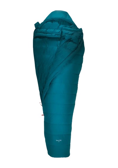 Robens Serac 300 Uberlight -21 Derece Hibrit 600 Fill 880gr Kaz Tüyü Uyku Tulumu Long Mavi - Yeşil
