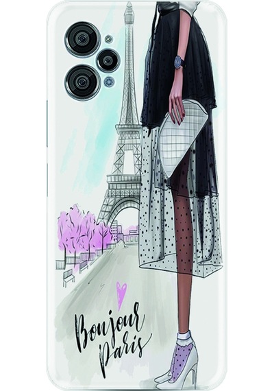Casper Via X30 X30 Plus Kılıf Kılıf Desenli Silikon Bonjour Paris 1419