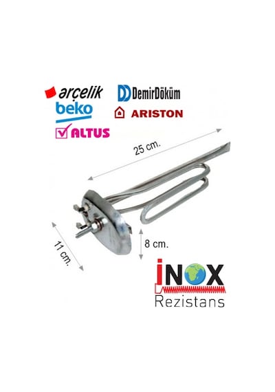 Arçelik-Beko Demirdöküm-Ariston-Altus Uyumlu Termosifon Rezistansı