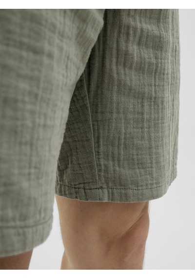 Jack & Jones Jack Jones Pamuklu Rahat Günlük Erkek Şort 12274758 Yeşil