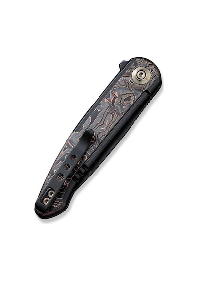 We Knife Smooth Sentinel Cf Titanium Copper Foil Kamp Çakı Siyah