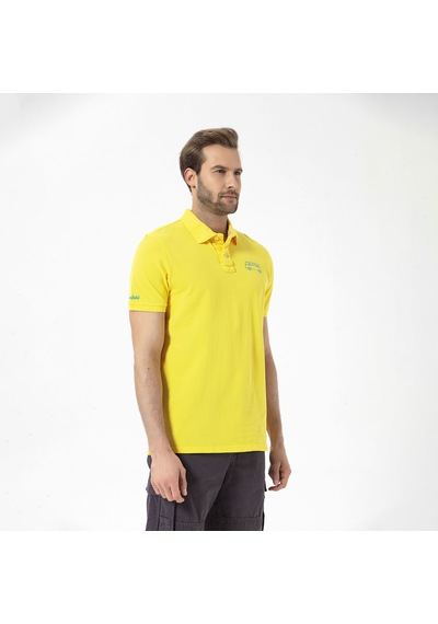 Routefıeld Routefield Post Erkek Polo Tişört Sarı 113 Sari