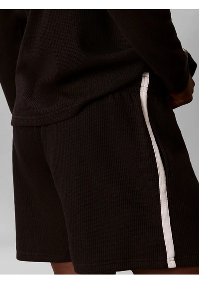 Calvin Klein Waffle L/s Crew Neck, Ub1 Siyah Erkek Sweatshirt