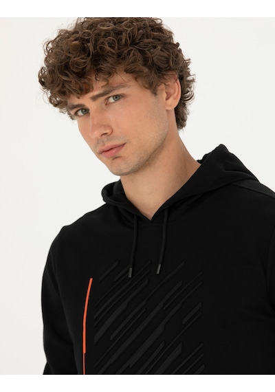 Pierre Cardin Erkek Siyah Sweatshirt 50272825-vr046 Siyah