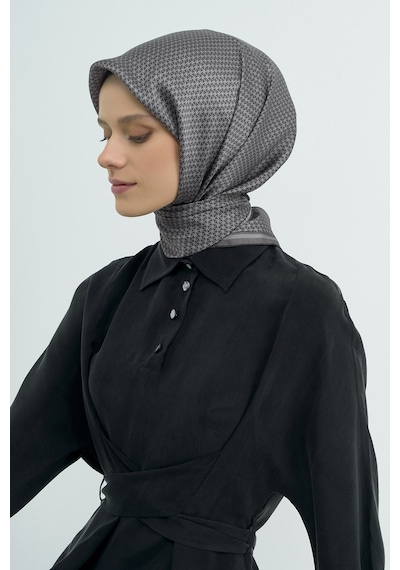 Armine Saf İpek Sura Eşarp-2026 İlkbahar-yaz- 952800d Füme-gri-