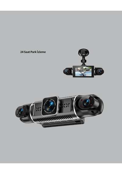 4 Kameralı Araç İçi Kamera 1080p Gps Takip Wifi Gece Görüşlü 76006848
