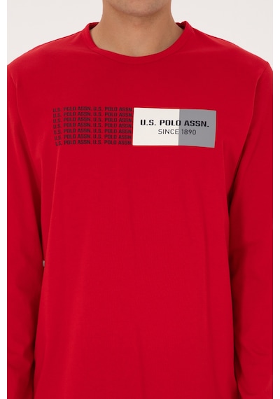 U.s. Polo Assn. Erkek Kırmızı Pijama Takım 50318597-vr030 Kırmızı