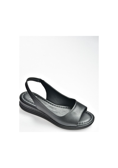 Fox Shoes Siyah Kadın Sandalet K674300609