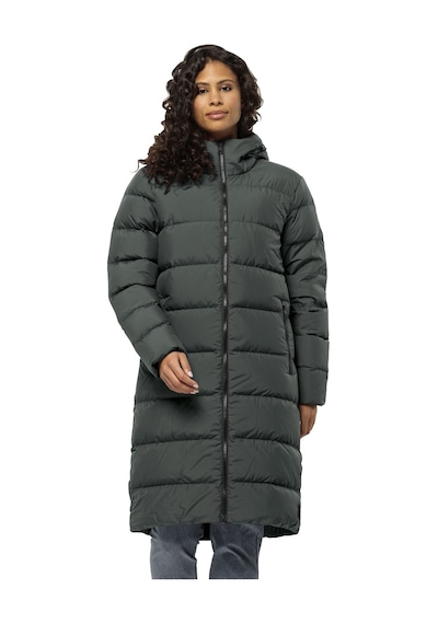 Jack Wolfskin Frozen Palace Coat W Yeşil