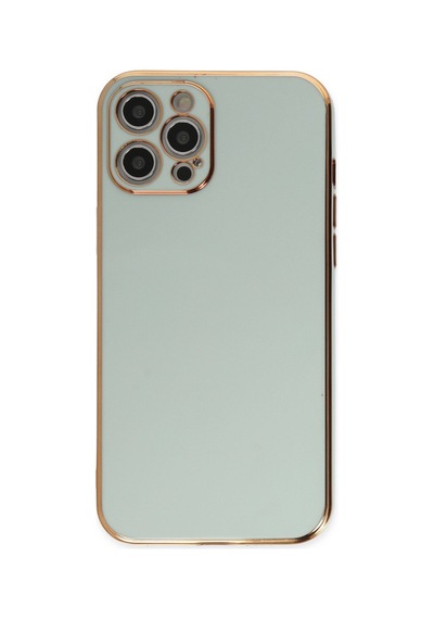 Apple iPhone  Uyumlu  12 Pro Kılıf Volet Silikon - Açık Yeşil