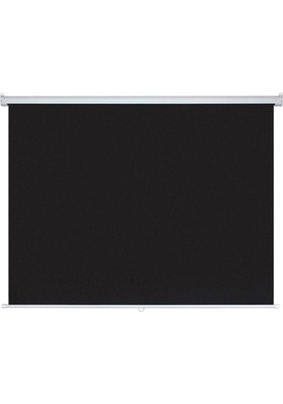 Codegen Fax-30 300x225 Cm Storlu Manuel Fiber Glass Projeksiyon Perdesi Arkası Siyah Fonlu
